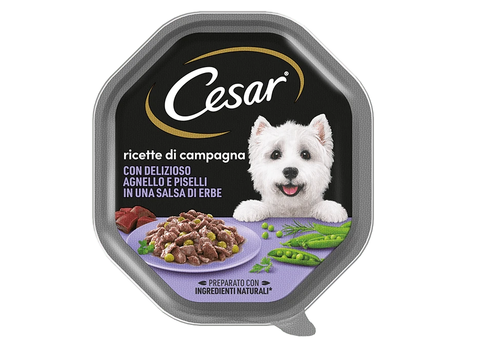 Cesar Ricette di Campagna Agnello e Piselli in una salsa di erbe150 gr