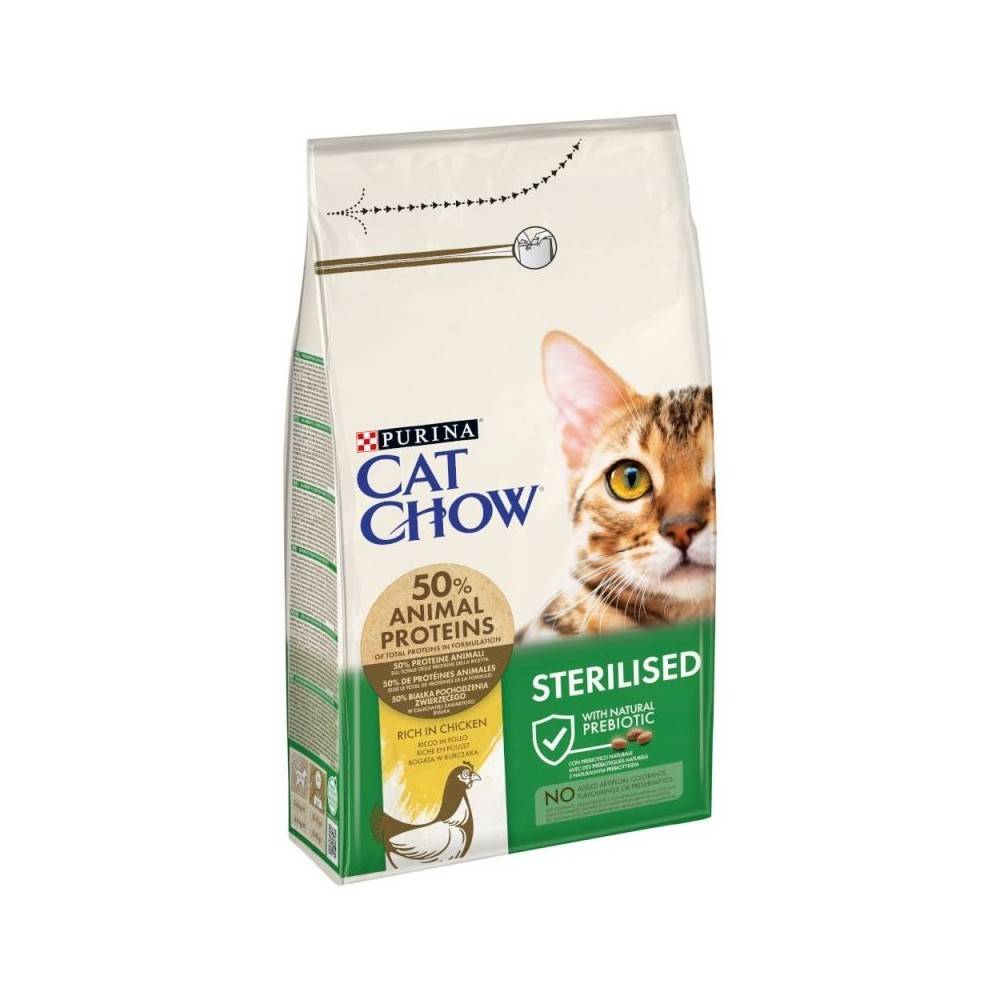 CAT CHOW STERILISED POLLO 1.5kg	