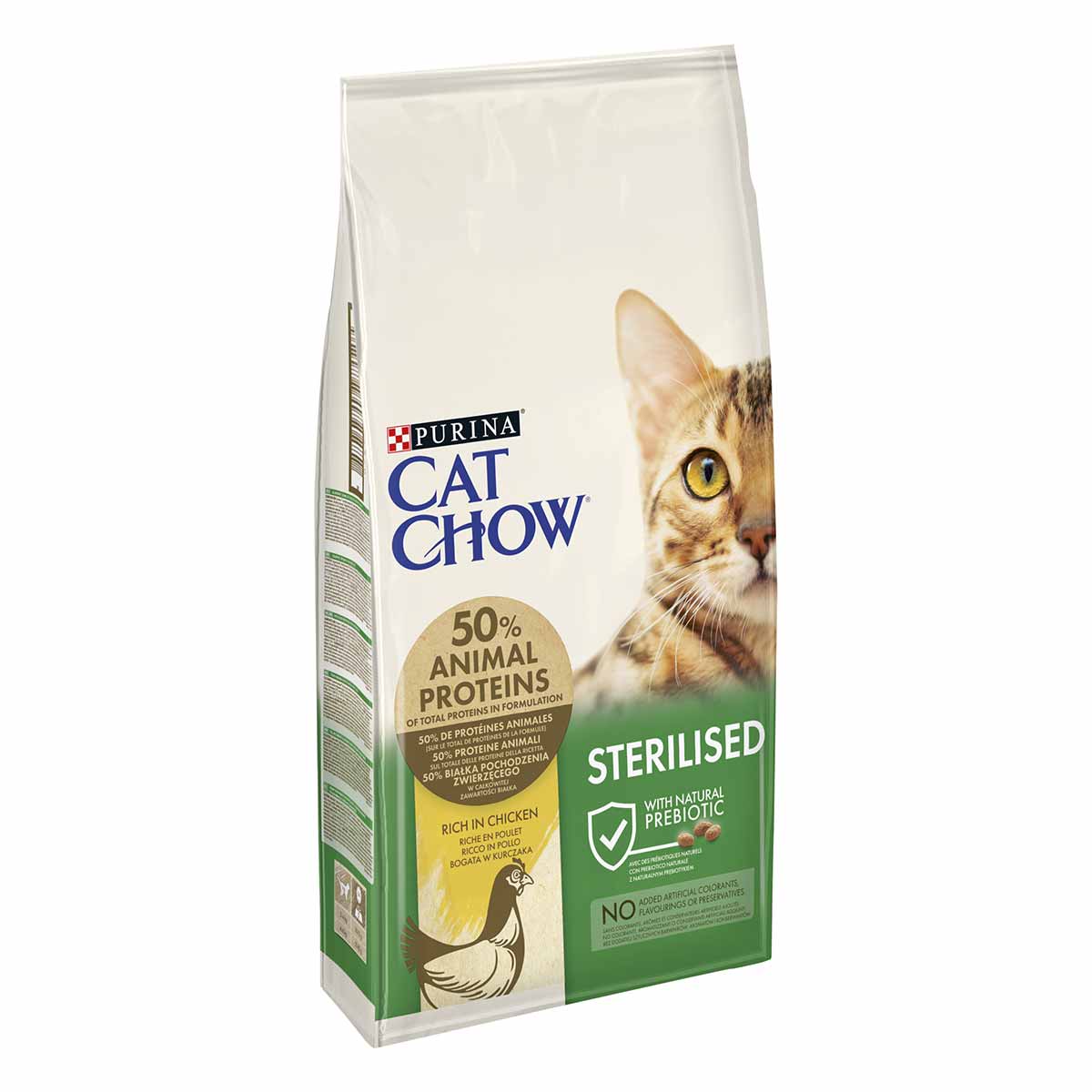 CAT CHOW STERILISED POLLO 10kg	