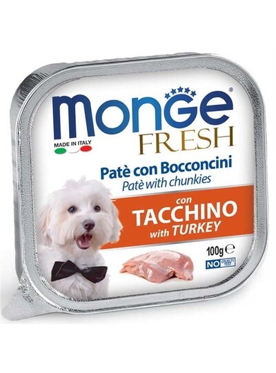 Monge Fresh Cane Tacchino 100 gr