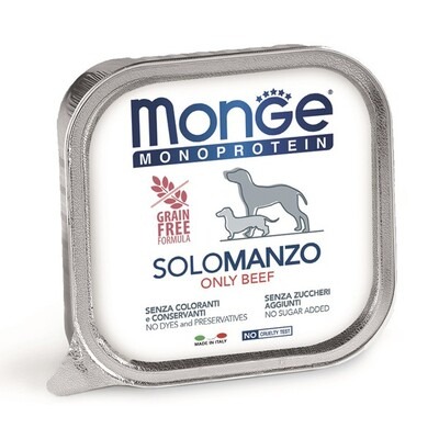 Monge Cane Solo Manzo 150  gr