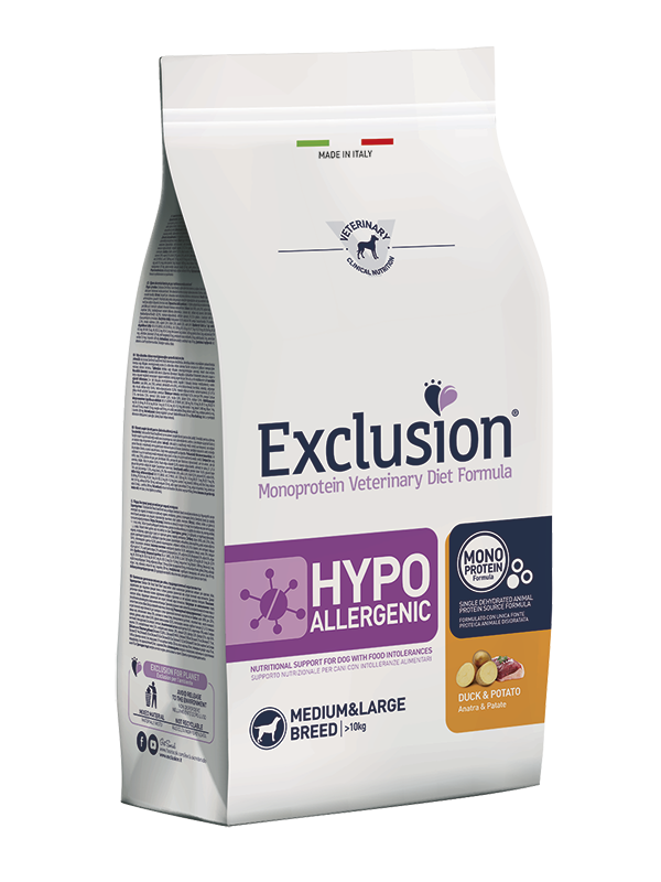 Exclusion Diet Hypoallergenic Medium/Large Anatra e Patate 2 kg