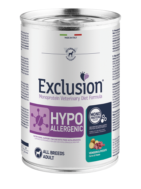 Exclusion Diet Hypoallergenic Cervo e Patate 400 gr