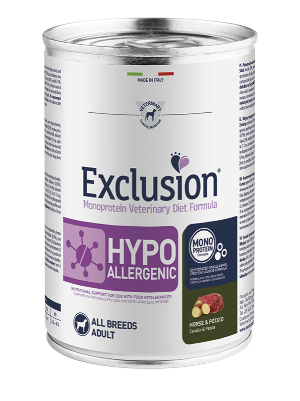 Exclusion Diet Hypoallergenic Cavallo e Patate 400 gr