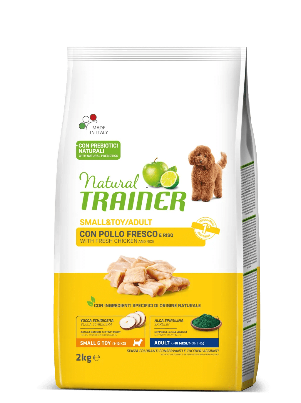 Trainer Natural Dog Adult Small & Toy Pollo e Riso	2kg