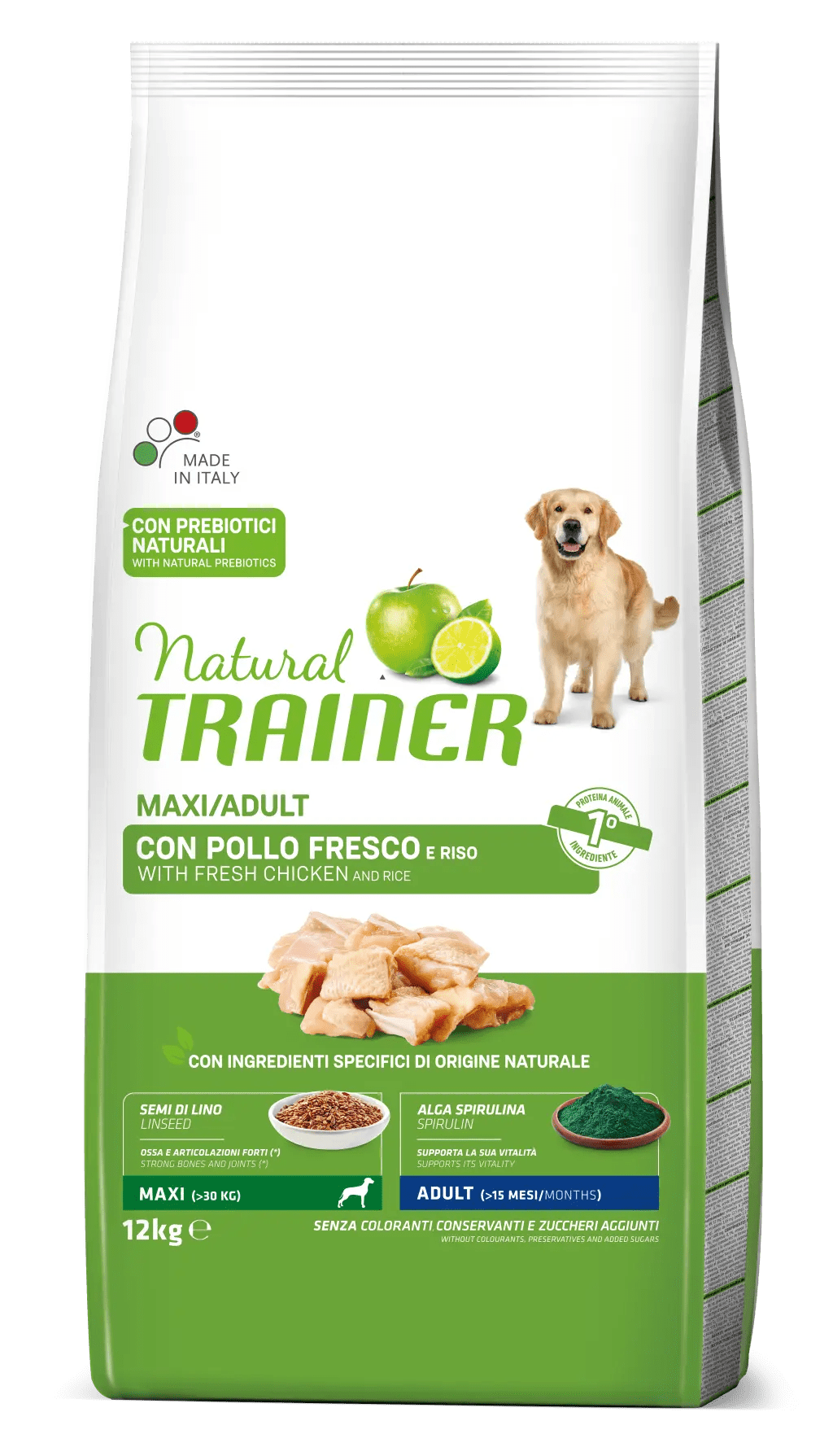 Trainer Natural Dog Maxi Adult Pollo Fresco 12kg