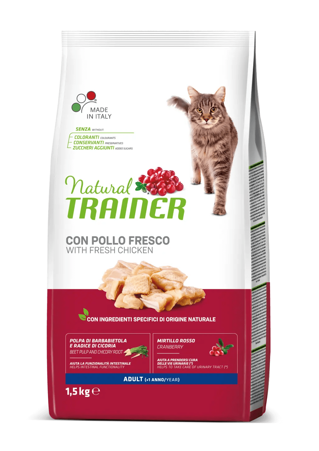 Trainer Natural Cat Adult con pollo fresco 1,5 kg