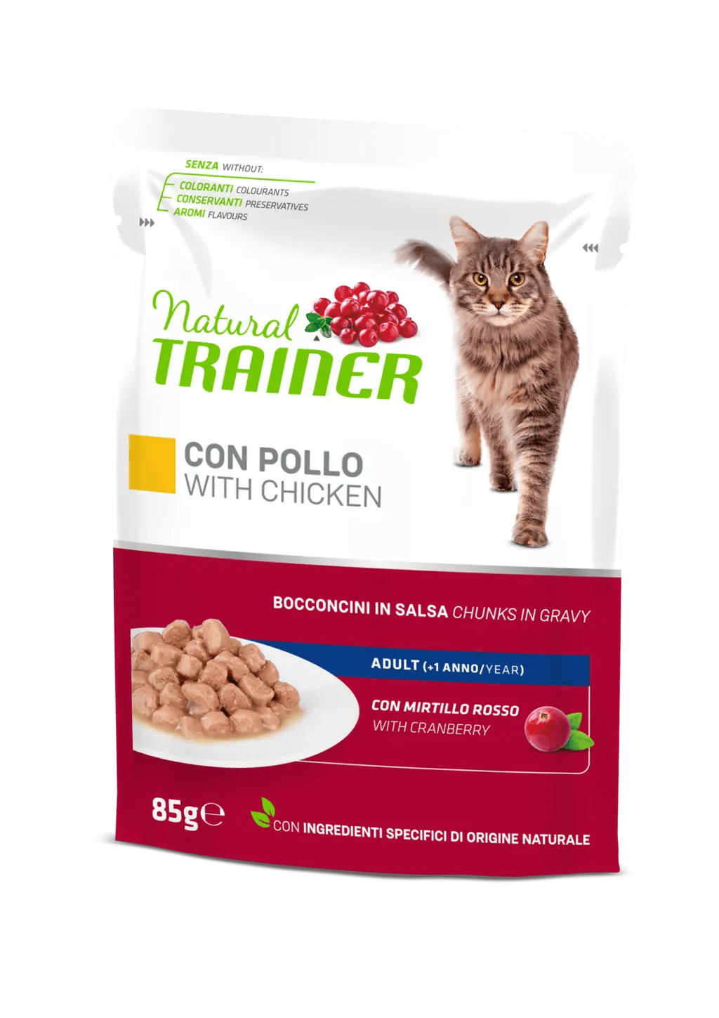 Trainer Natural Cat ADULT with CHICKEN Busta	85 gr