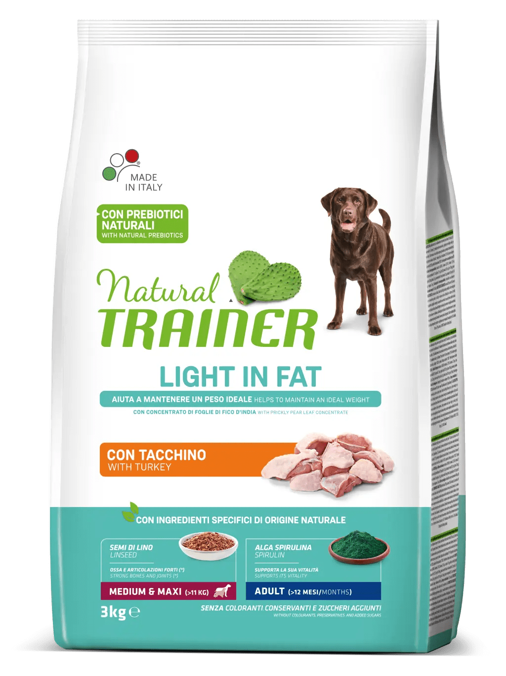Trainer Natural Dog Medium Light Carni Bianche Fresche 3kg