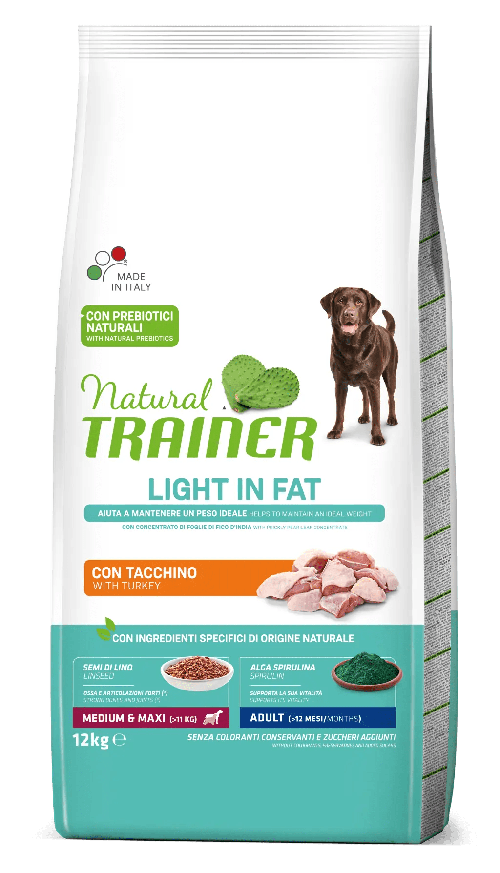 Trainer Natural Dog Medium Light Carni Bianche Fresche 12kg