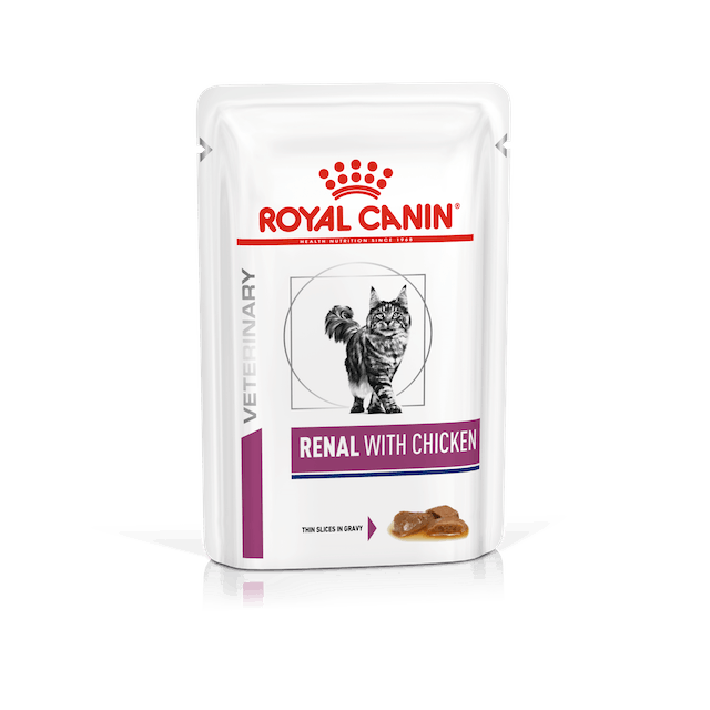 CROYAL CANIN AT RENAL POLLO 12x85 gr
